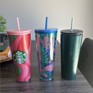 Starbucks Cups, Hydroflask, and Others
